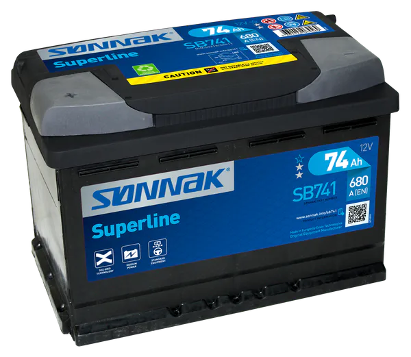 Hovedbilde Sønnak Superline SB741. 74Ah. ...
