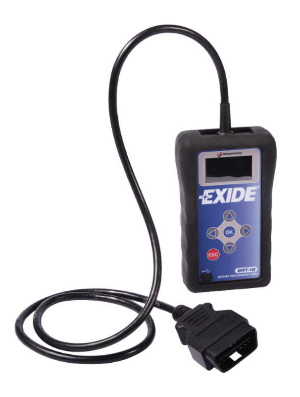 BRT12 EXIDE Batteribytte - Diagnoseverktøy 