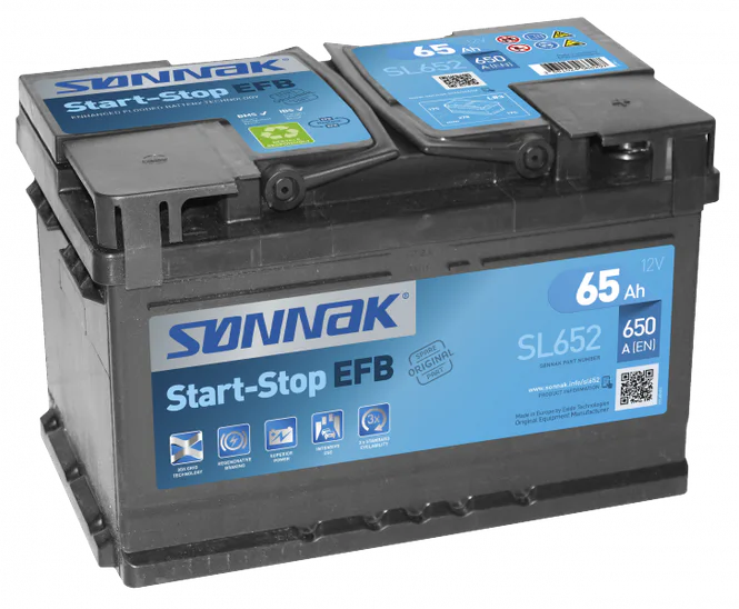 Hovedbilde sønnak EFB SL652 65Ah ...