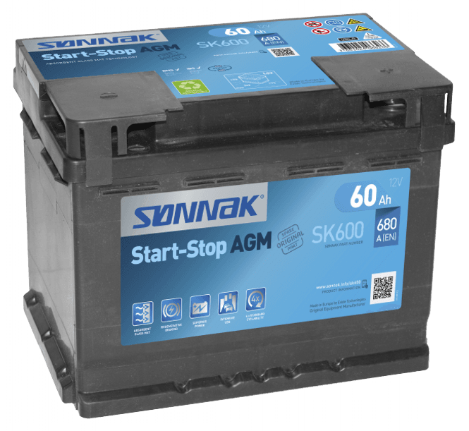 Hovedbilde Sønnak AGM SK600 60Ah