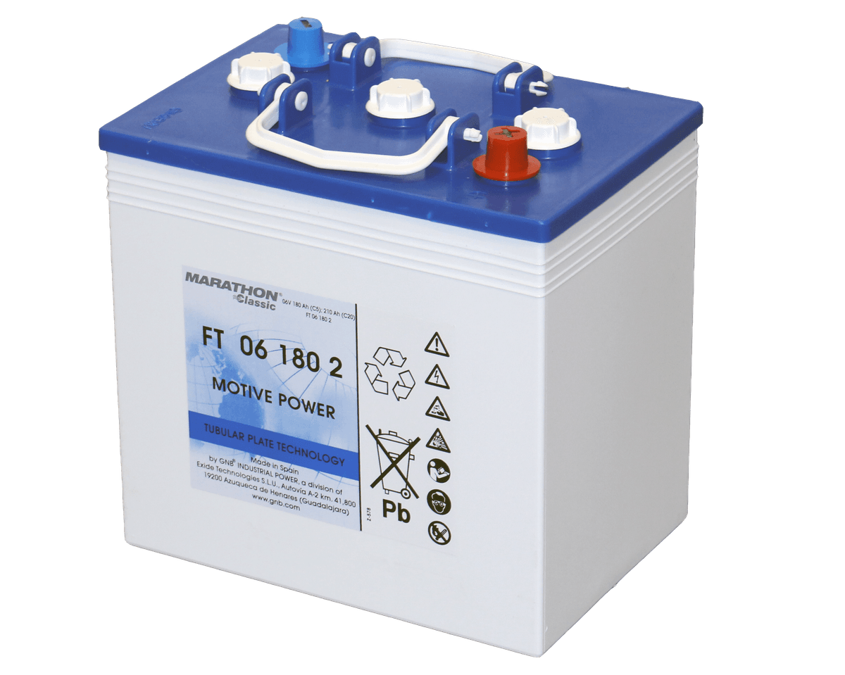 Exide Marathon 6V. 180Ah (5h) Rørplatebatteri