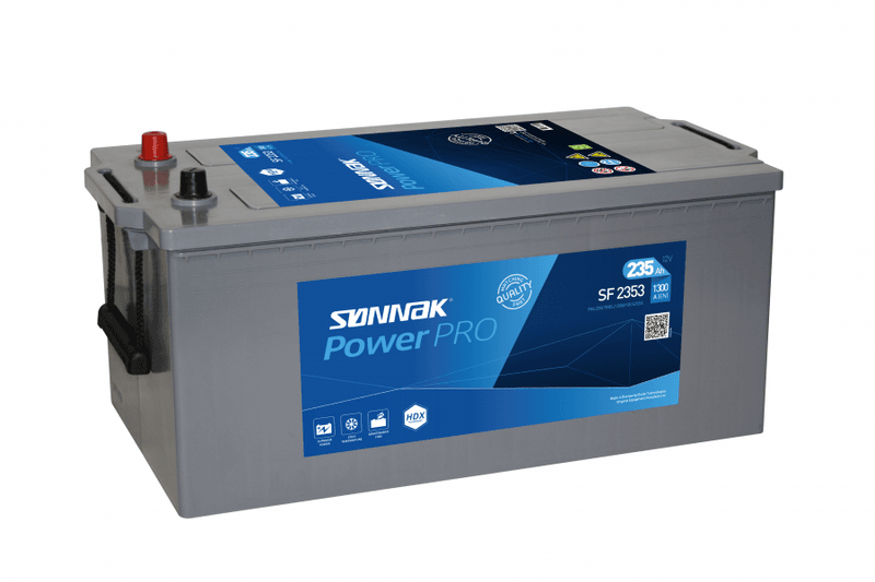 SF2353 SØNNAK PROF POWER 235Ah Høy Kaldstartstrøm 1300 EN CCA.